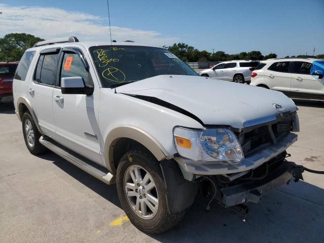 1FMEU64E26UB21175 - 2006 FORD EXPLORER E WHITE photo 1