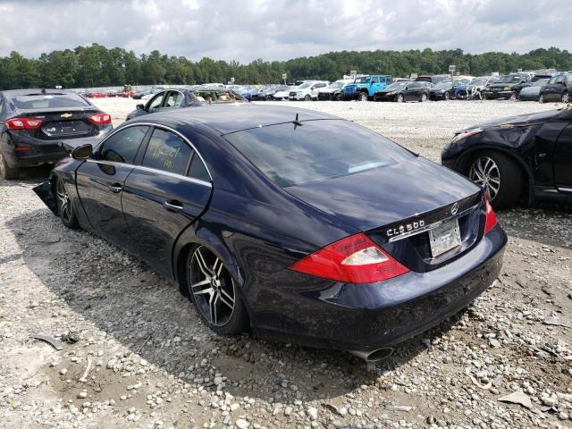 WDDDJ75X96A008832 - 2006 MERCEDES-BENZ CLS 500 BLUE photo 3