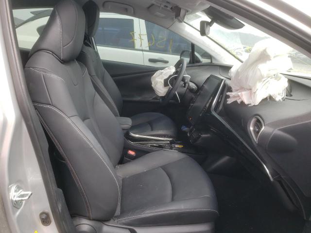 JTDKAMFP2M3181379 - 2021 TOYOTA PRIUS PRIM 银色 照片 5