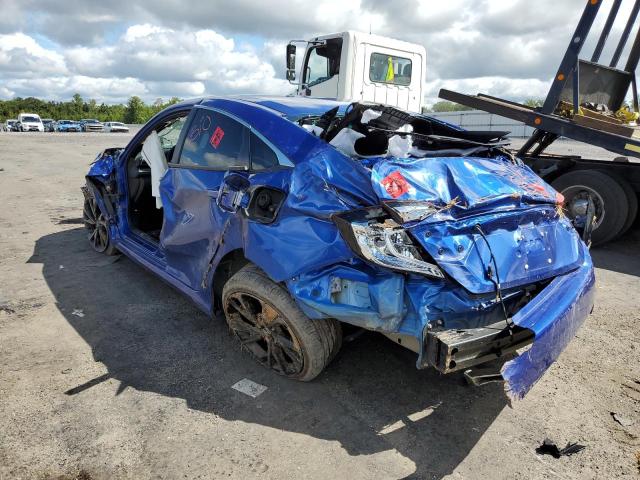 2HGFC2F89LH520192 - 2020 HONDA CIVIC SPOR BLUE photo 3