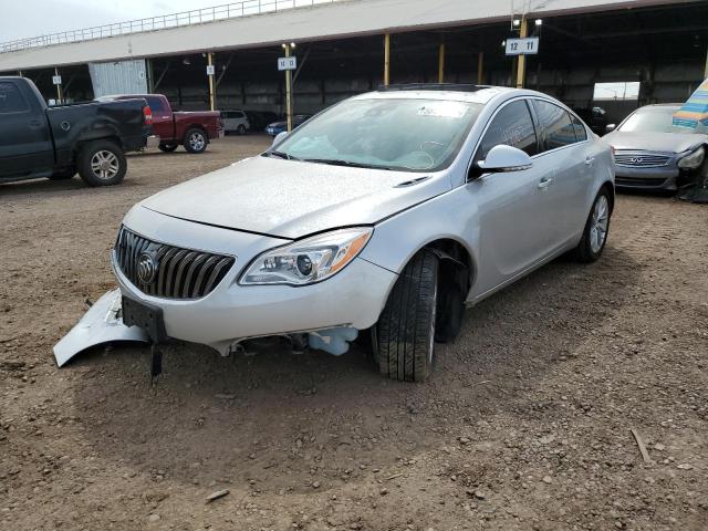 2G4GR5GX7H9102087 - 2017 BUICK REGAL PREM GRAY photo 2