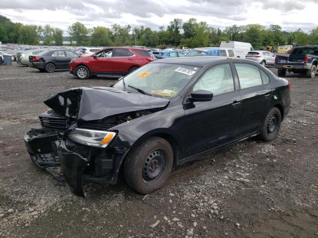 3VW2K7AJ6EM311209 - 2014 VOLKSWAGEN JETTA BASE أسود صورة 2