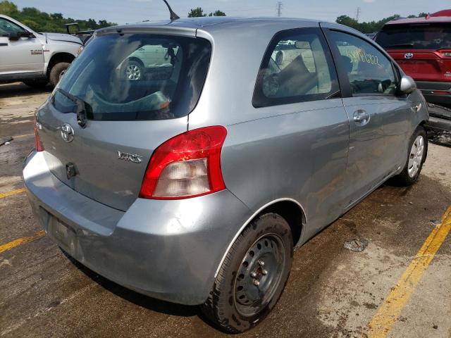 JTDJT923975078278 - 2007 TOYOTA YARIS SILVER photo 4