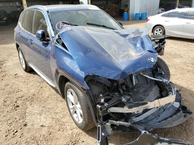 5UXTY3C03L9B66713 - 2020 BMW X3 SDRIVE3 BLUE photo 1