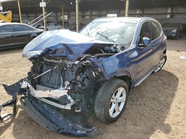 5UXTY3C03L9B66713 - 2020 BMW X3 SDRIVE3 BLUE photo 2