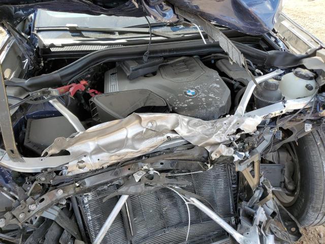 5UXTY3C03L9B66713 - 2020 BMW X3 SDRIVE3 BLUE photo 7