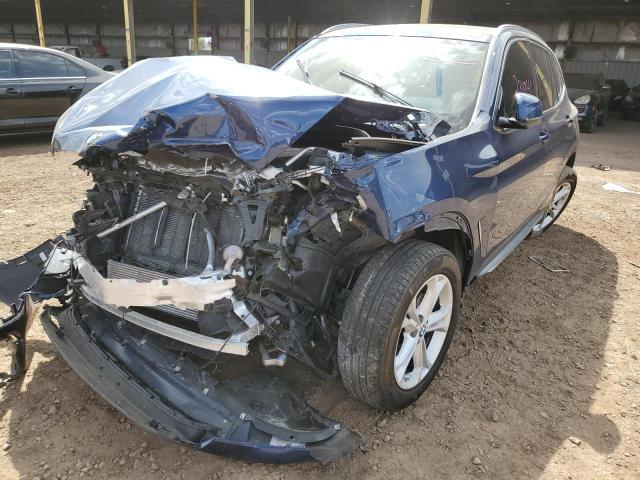 5UXTY3C03L9B66713 - 2020 BMW X3 SDRIVE3 BLUE photo 9