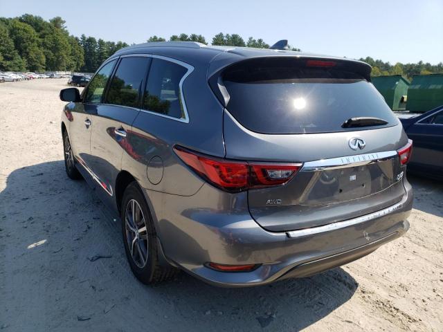 5N1DL0MM8KC548475 - 2019 INFINITI QX60 LUXE GRAY photo 3