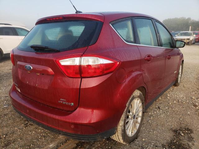 1FADP5BU4FL107107 - 2015 FORD C-MAX SEL RED photo 4