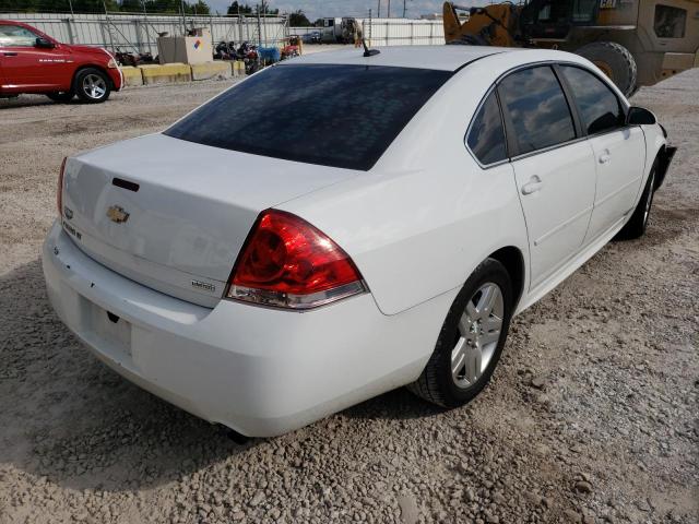 2G1WB5E3XE1120316 - 2014 CHEVROLET IMPALA LIM WHITE photo 4