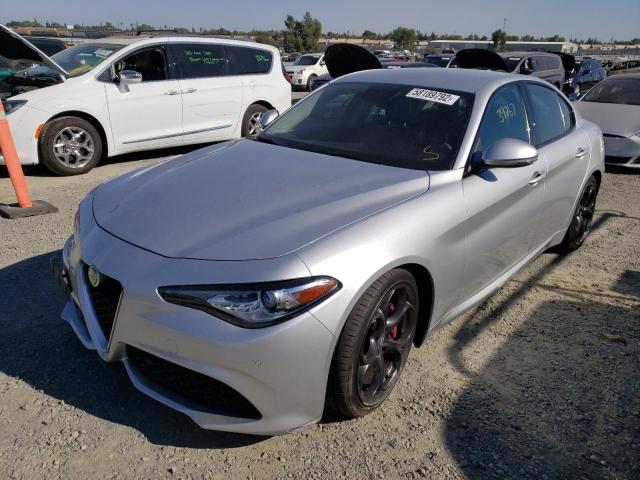 ZARFAECN1H7534631 - 2017 ALFA ROMEO GIULIA TI SILVER photo 2