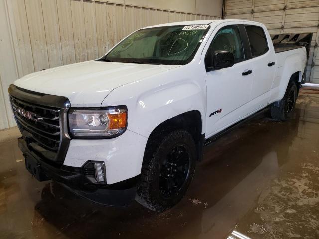 1GTG6FEN1N1170678 - 2022 GMC CANYON AT4 WHITE photo 2