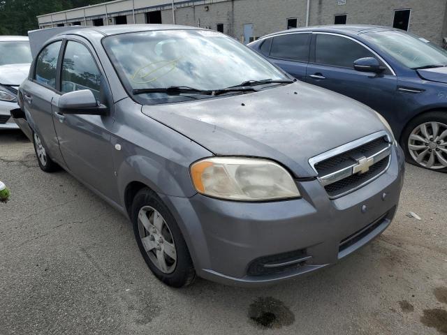 KL1TD56637B188805 - 2007 CHEVROLET AVEO BASE GRAY photo 1