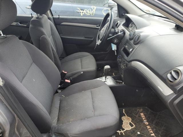 KL1TD56637B188805 - 2007 CHEVROLET AVEO BASE GRAY photo 5