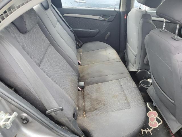 KL1TD56637B188805 - 2007 CHEVROLET AVEO BASE GRAY photo 6