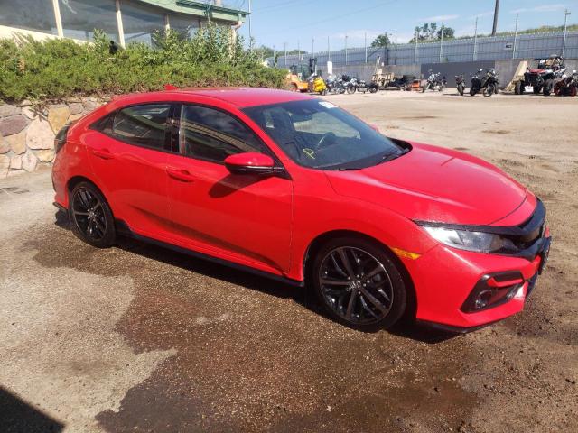 SHHFK7G40LU218384 - 2020 HONDA CIVIC SPOR RED photo 1