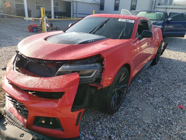 1G1FK1R66J0134359 - 2018 CHEVROLET CAMARO ZL1 红色 照片 2