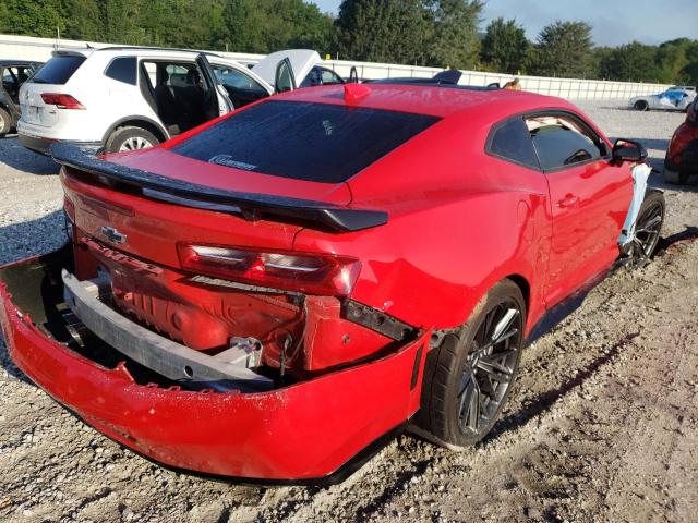 1G1FK1R66J0134359 - 2018 CHEVROLET CAMARO ZL1 RED photo 4