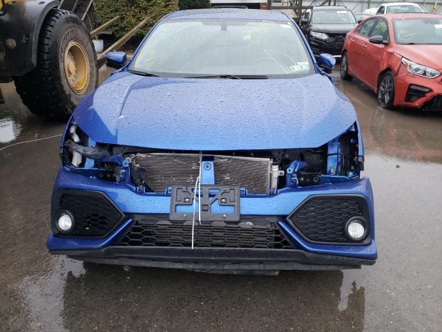 SHHFK7H75HU216663 - 2017 HONDA CIVIC EXL Mavi foto 9