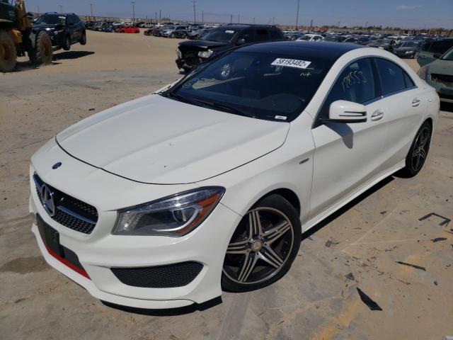 WDDSJ4GB6GN391095 - 2016 MERCEDES-BENZ CLA 250 4M WHITE photo 2