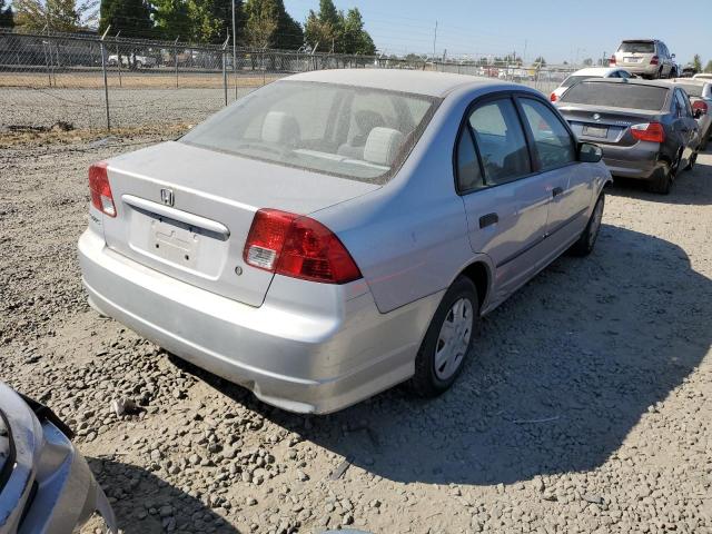 1HGES16354L008253 - 2004 HONDA CIVIC DX V SILVER photo 4