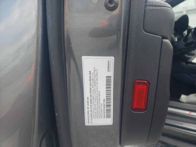 WAUC4CF53KA071306 - 2019 AUDI S5 PRESTIG GRAY photo 10