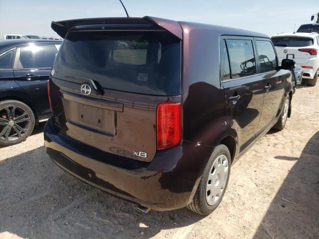 JTLKE50E291085762 - 2009 SCION XB MAROON photo 4