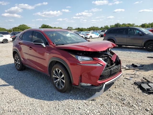 JTJBARBZ0G2085259 - 2016 LEXUS NX 200T BA RED photo 1