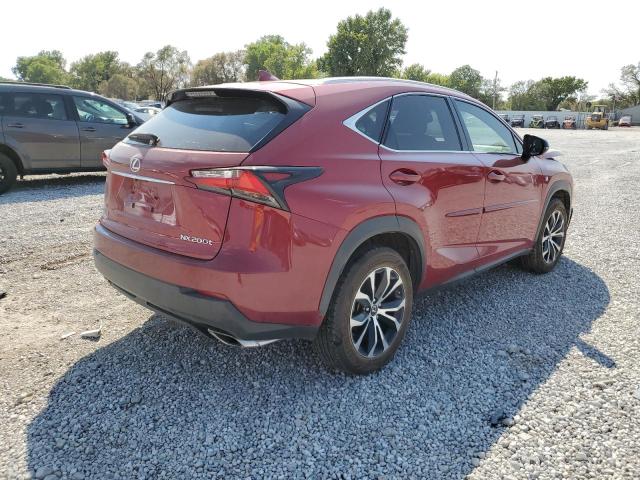 JTJBARBZ0G2085259 - 2016 LEXUS NX 200T BA RED photo 4