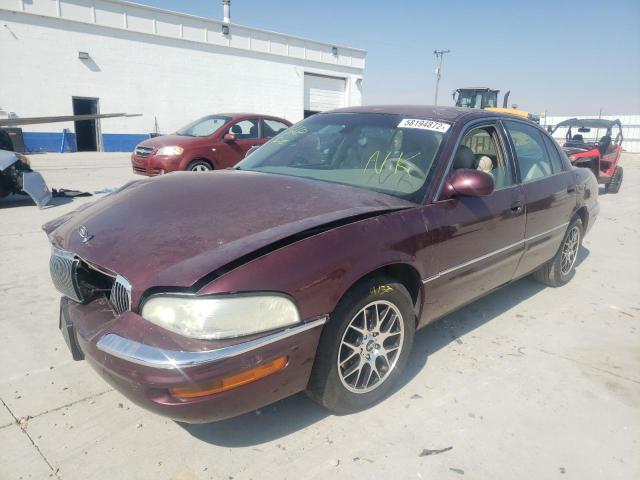 1G4CW54K934153733 - 2003 BUICK PARK AVENU MAROON photo 2