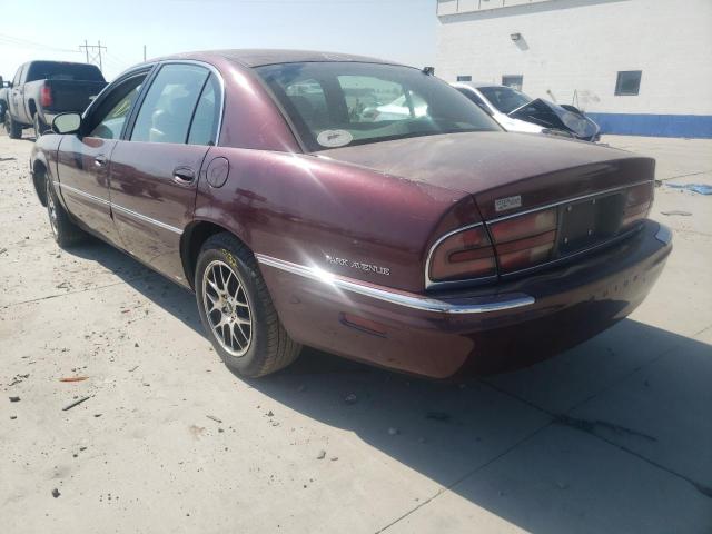 1G4CW54K934153733 - 2003 BUICK PARK AVENU MAROON photo 3