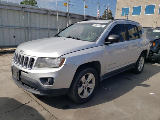 1C4NJDBBXED567759 - 2014 JEEP COMPASS SP SILVER photo 2