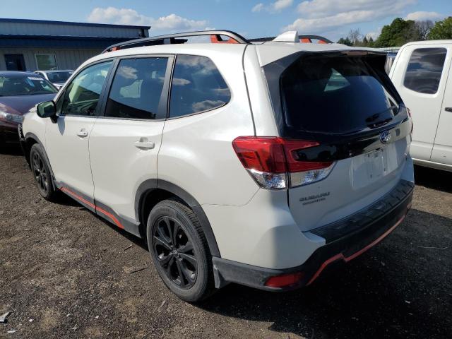 JF2SKAPC9KH404137 - 2019 SUBARU FORESTER S WHITE photo 3