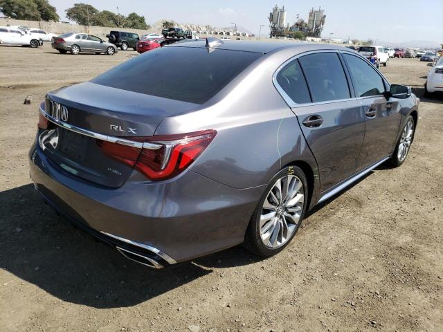 JH4KC1F51JC000449 - 2018 ACURA RLX TECH GRAY photo 4