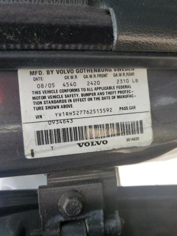 YV1RH527762515592 - 2006 VOLVO S60 R 灰色 照片 10