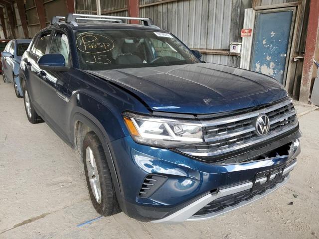 1V2GC2CA2LC214222 - 2020 VOLKSWAGEN ATLAS CROS BLUE photo 1