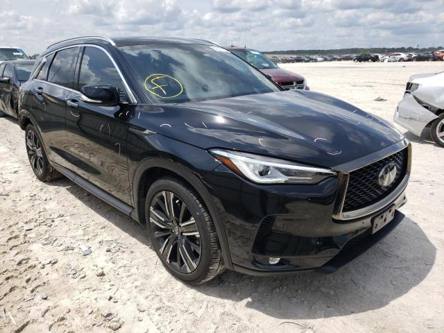 3PCAJ5BAXMF111523 - 2021 INFINITI QX50 LUXE BLACK photo 1