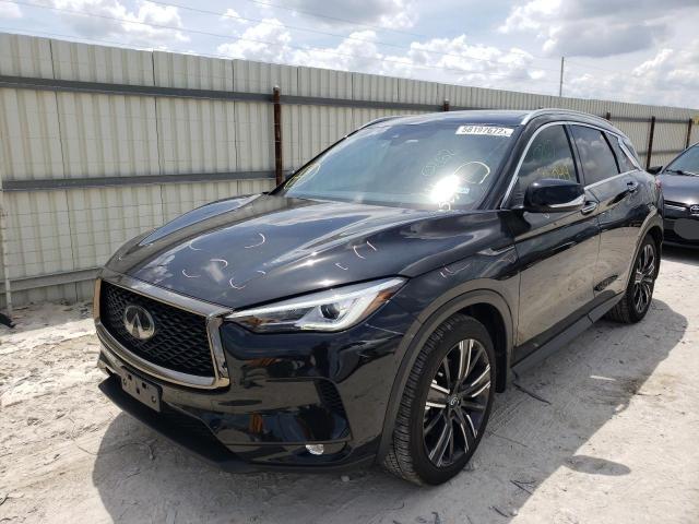 3PCAJ5BAXMF111523 - 2021 INFINITI QX50 LUXE BLACK photo 2