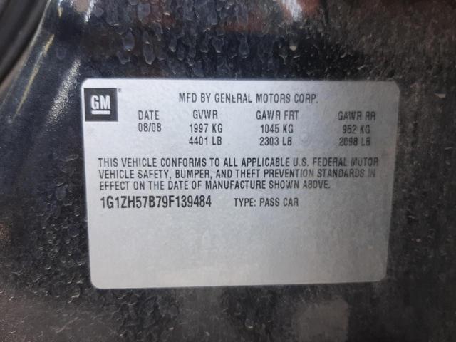 1G1ZH57B79F139484 - 2009 CHEVROLET MALIBU 1LT 黑色 照片 10