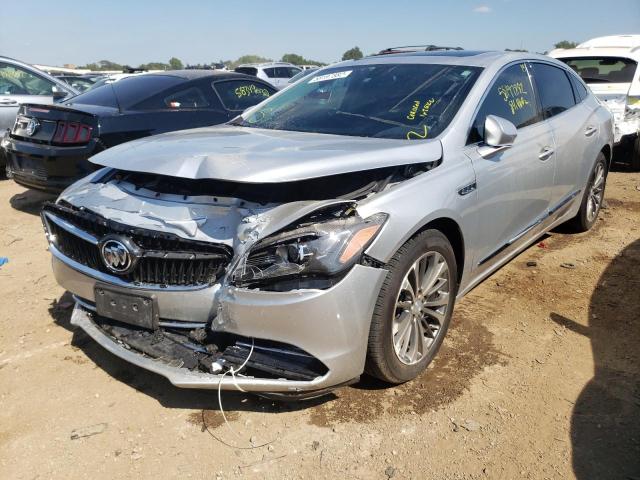 1G4ZP5SS0HU160460 - 2017 BUICK LACROSSE E SILVER photo 2