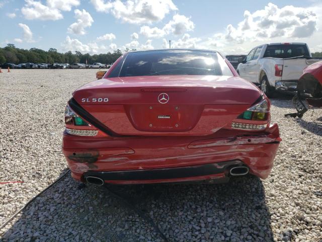 WDBSK75F64F081130 - 2004 MERCEDES-BENZ SL 500 RED photo 6