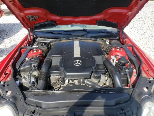 WDBSK75F64F081130 - 2004 MERCEDES-BENZ SL 500 RED photo 7