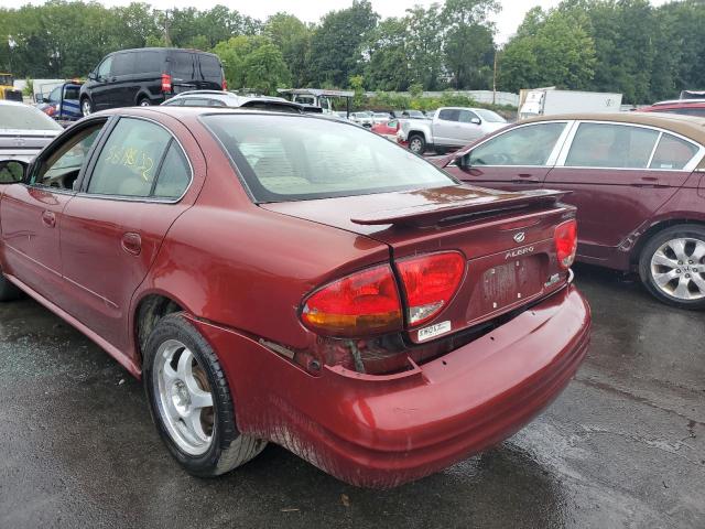 1G3NF52EX3C295055 - 2003 OLDSMOBILE ALERO GLS BURGUNDY photo 9