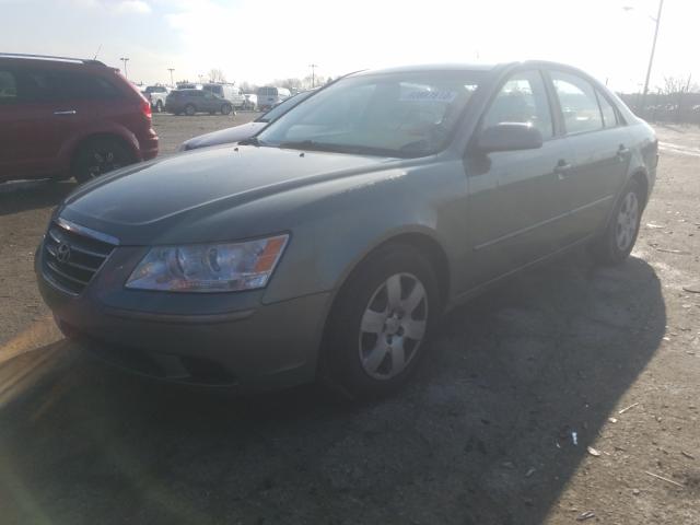 5NPET46C09H428298 - 2009 HYUNDAI SONATA GLS GRAY photo 2