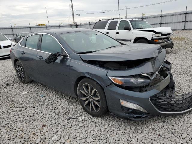 1G1ZG5ST0MF062338 - 2021 CHEVROLET MALIBU RS BLUE photo 1