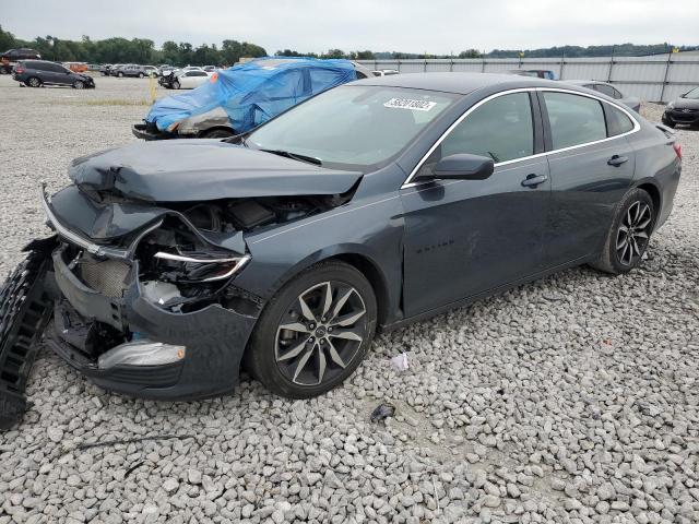 1G1ZG5ST0MF062338 - 2021 CHEVROLET MALIBU RS BLUE photo 2