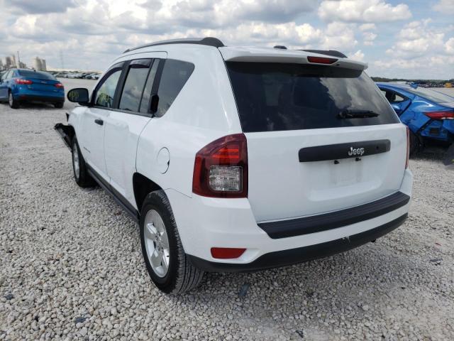 1C4NJCBBXGD694119 - 2016 JEEP COMPASS SP WHITE photo 3