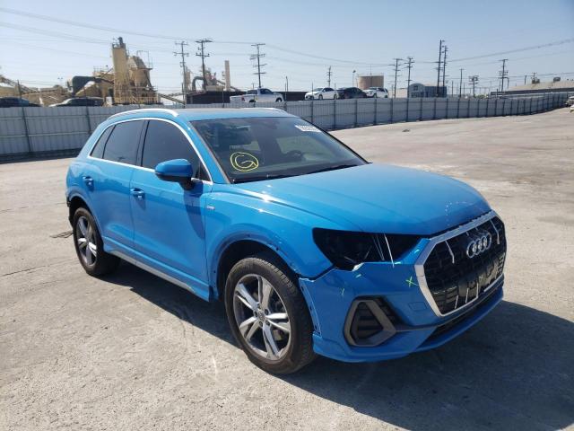 WA1DECF30L1121173 - 2020 AUDI Q3 PREMIUM BLUE photo 1