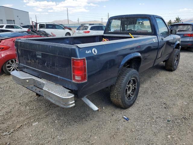 1B7GG26X4NS580522 - 1992 DODGE DAKOTA BLUE photo 4