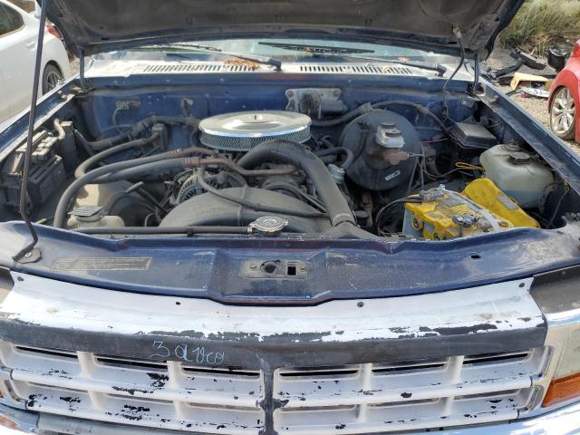 1B7GG26X4NS580522 - 1992 DODGE DAKOTA BLUE photo 7